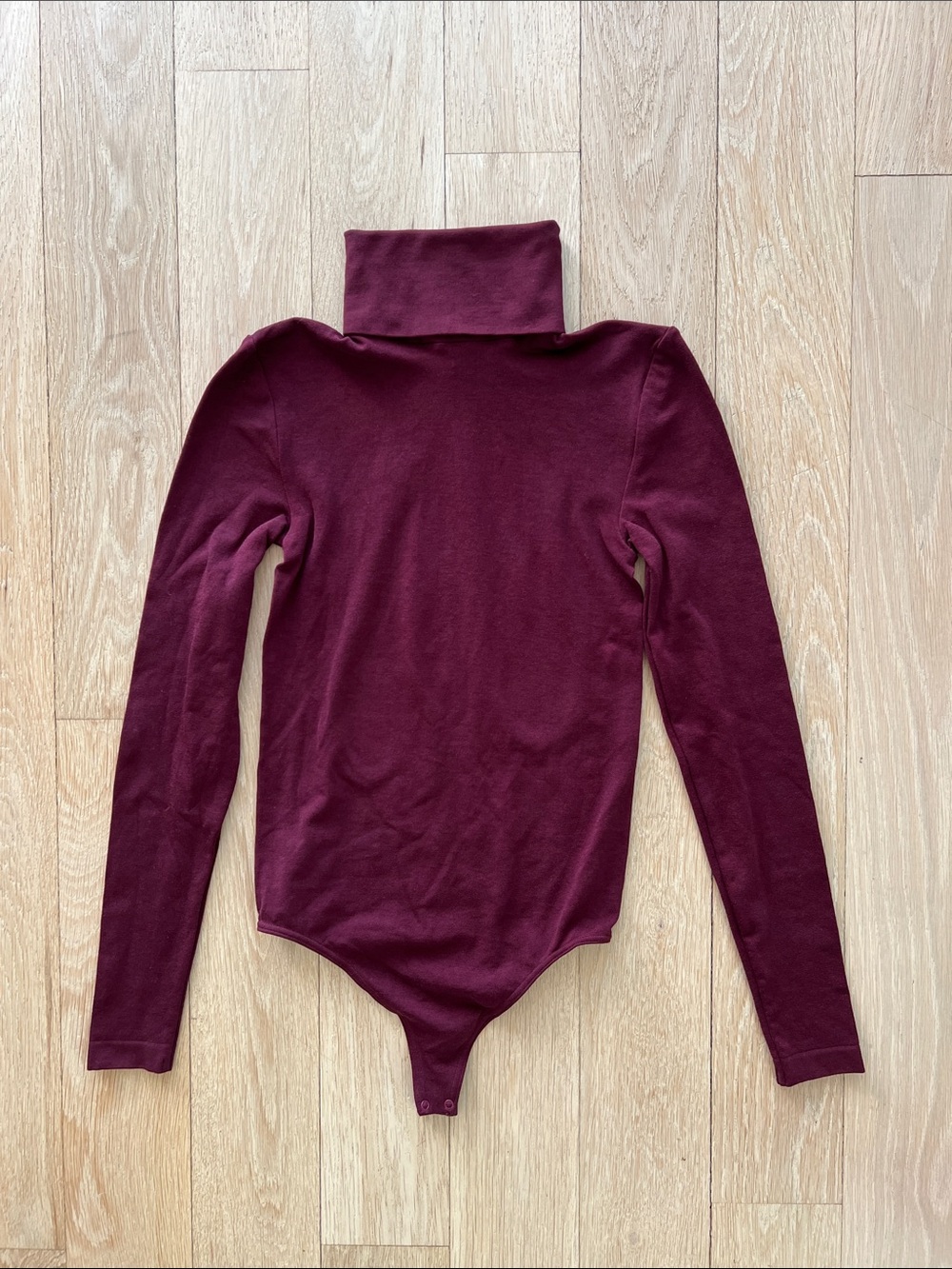 Wolford Merlot Turtleneck Bodysuit